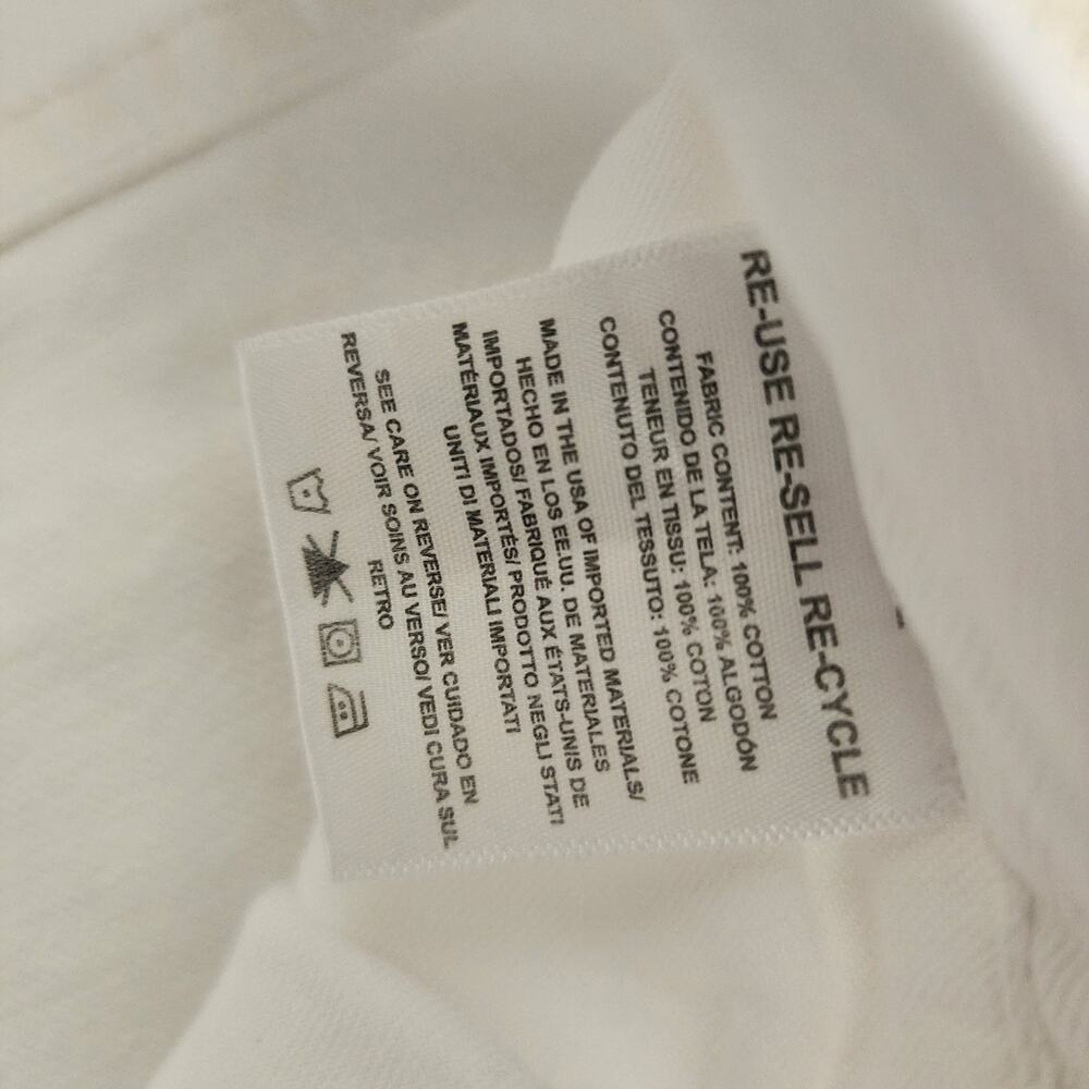 AG Adriano Goldschmied Mantra Barrel Wide Leg Jeans White Bull Denim Sirocco 29 - Picture 9 of 11